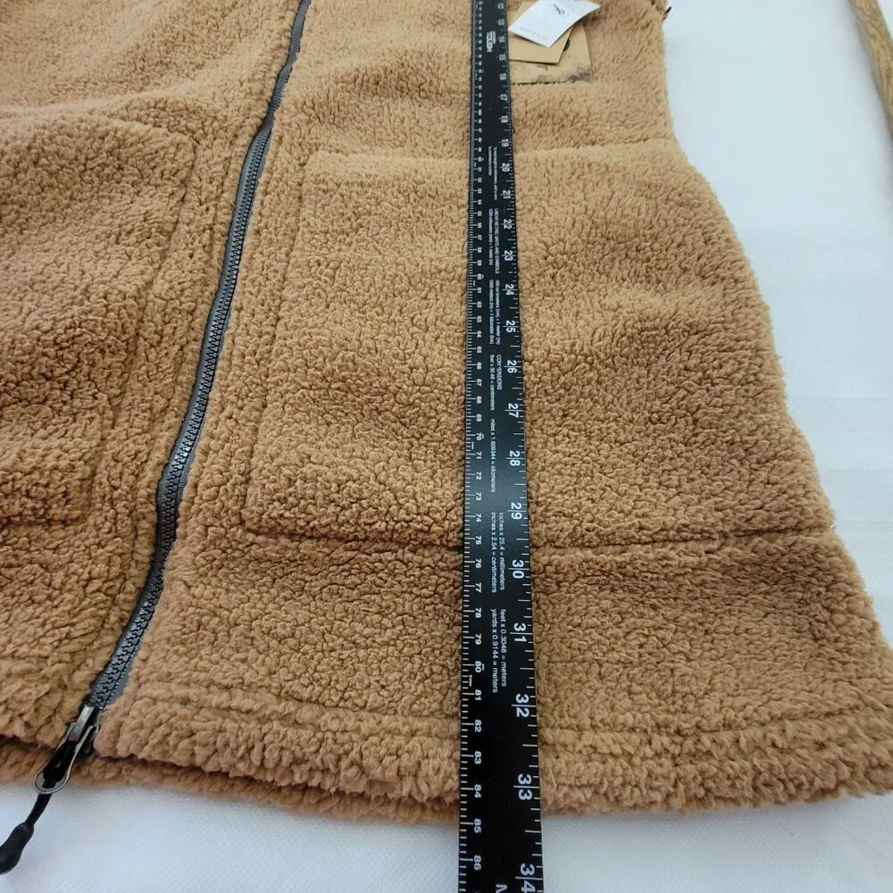 Stillwater Supply Fleece Vest Womens 2XL Caramel Brown Full Zip Soft Pockets NEW - Picture 10 of 16